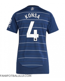Aston Villa Ezri Konsa #4 Tricou Fotbal Replică 2024-25 Femei Treilea